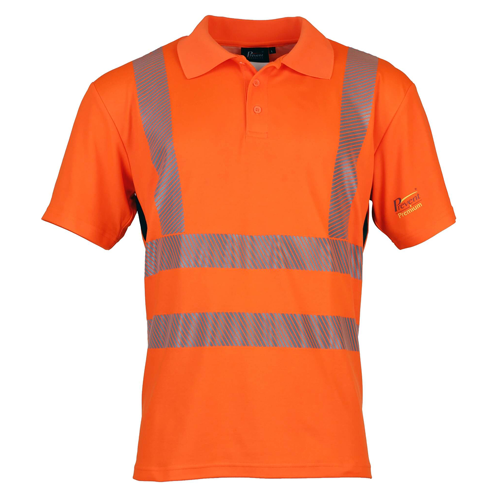 PREVENT® Premium Warnschutz Polo Shirt