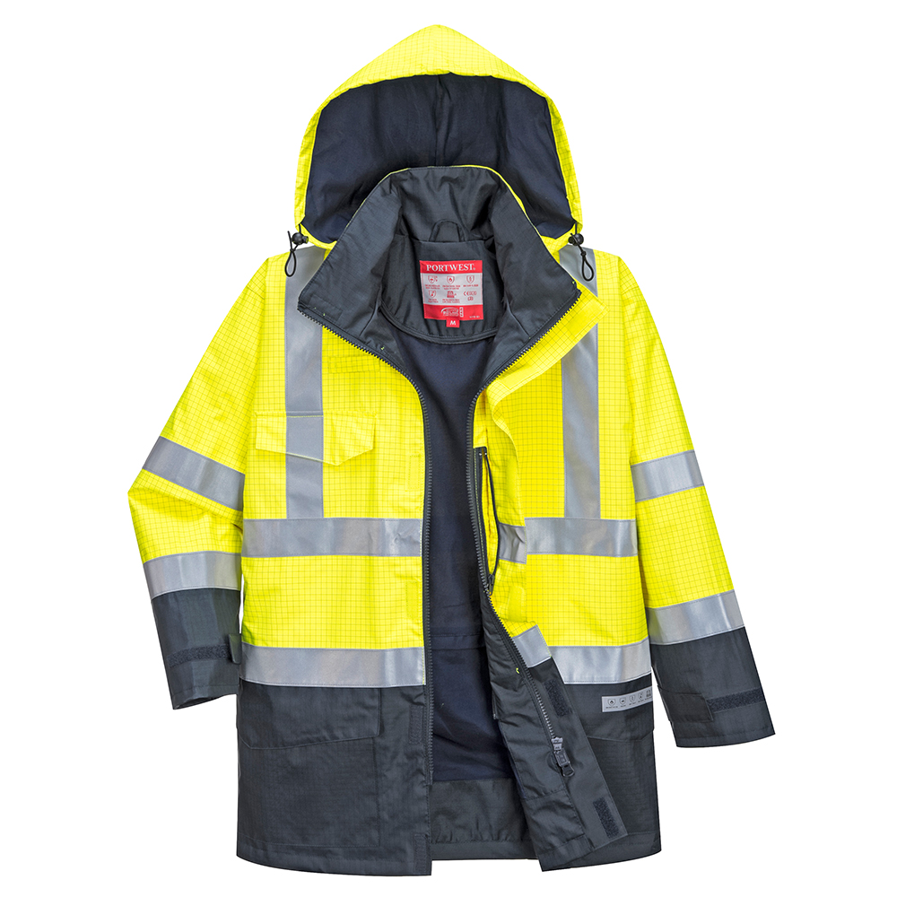 S779 - BIZFLAME Multinorm wasserdichte gefütterter Parka