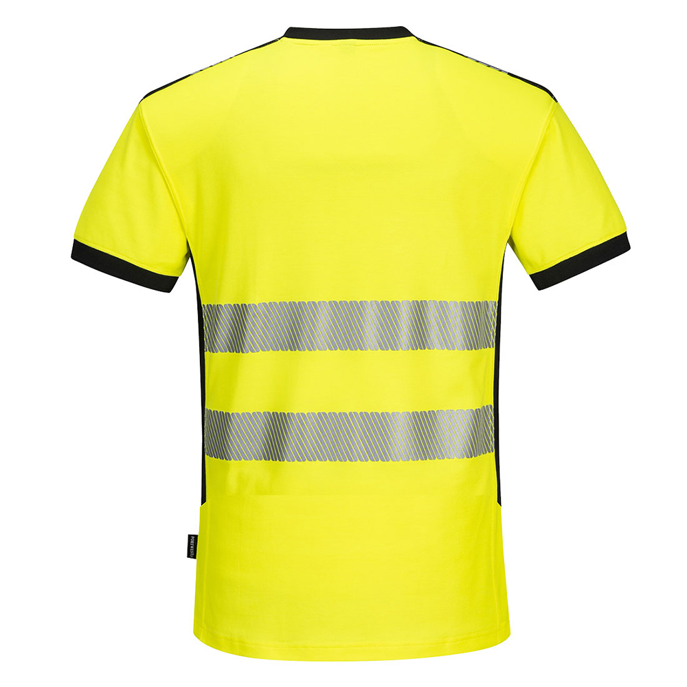 PW310 - PW3 Warnschutz T-Shirt mit V-Ausschnitt