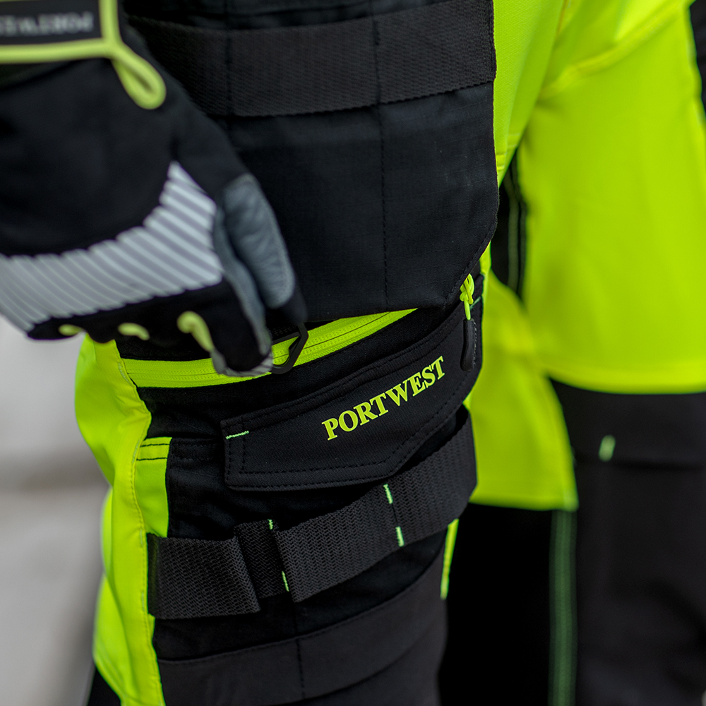 DX442 - Warnschutzhose mit abnehmbaren Holstertaschen