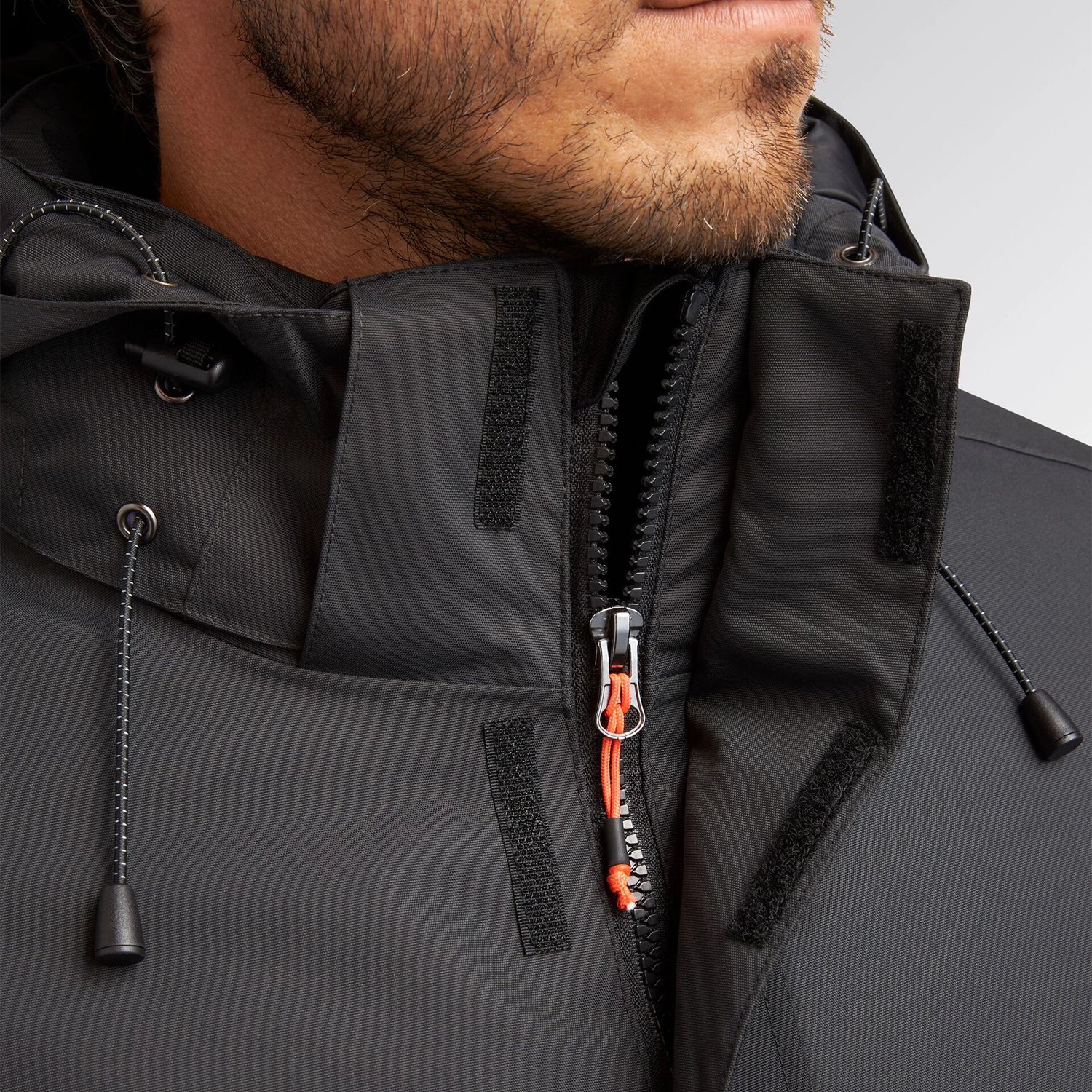 Wattierte Hybrid Tactic Regenjacke