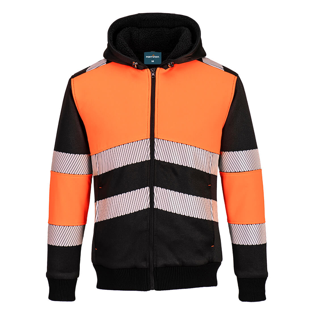 PW377 - Hoodie Zipper fleecegefüttert
